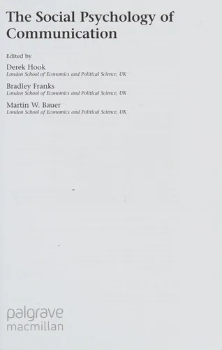 The social psychology of communication (2011)