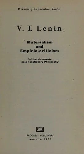 Materializm i empiriokritit︠s︡izm (1927)