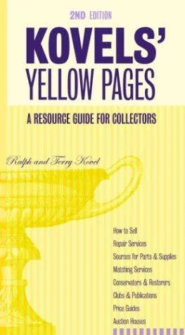 Kovels' yellow pages (2003)