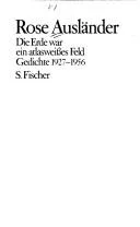 Die Erde war ein atlasweisses Feld (1985)