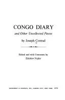 Congo diary and other uncollected pieces (1978)
