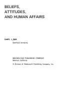 Beliefs, attitudes, and human affairs (1970)