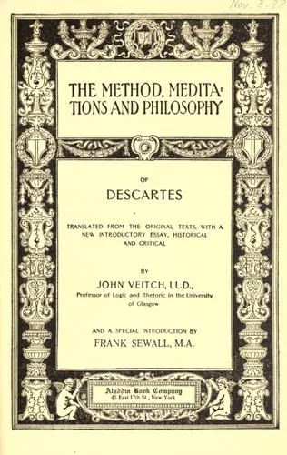 The method, meditations and philosophy of Descartes (1901)