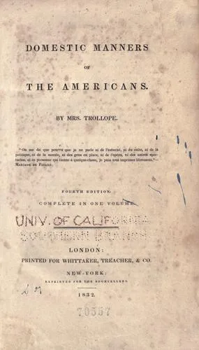 Domestic manners of the Americans (1832)