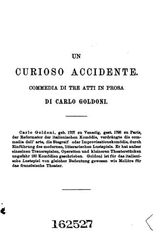 Un curioso accidente (1764)