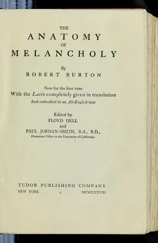 The anatomy of melancholy (1624)