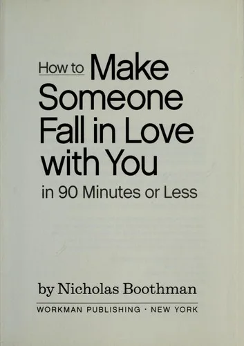 How to make someone fall in love with you in 90 minutes or less (2009)