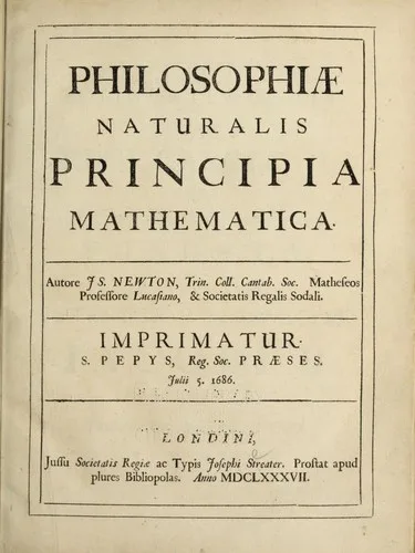 Philosophiæ Naturalis Principia Mathematica. (1687)