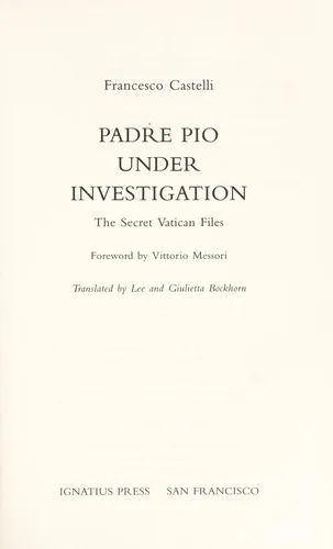 Padre Pio under investigation (2011)