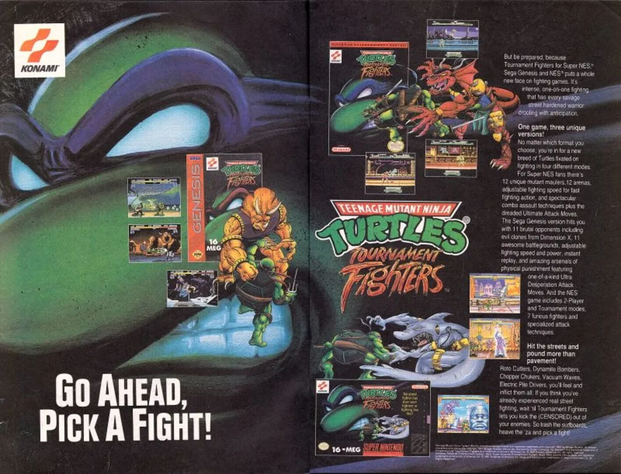 Teenage Mutant Ninja Turtles: Tournament Fighters (1993)