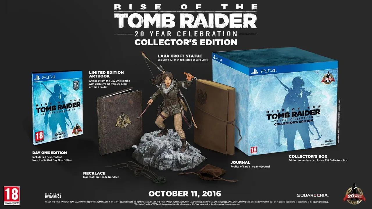 Rise of the Tomb Raider: 20 Year Celebration - Collector's Edition (2016)