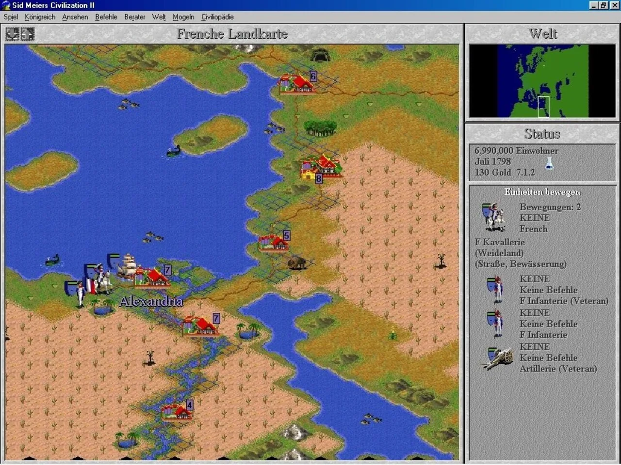 Sid Meier's Civilization II: Conflicts in Civilization (1996)