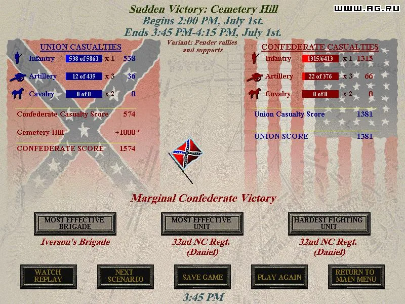 Sid Meier's Gettysburg! (1997)