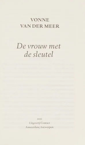 De vrouw met de sleutel (2011)
