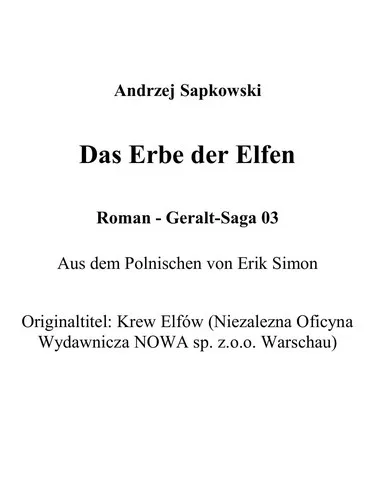 Krew elfów (1995)