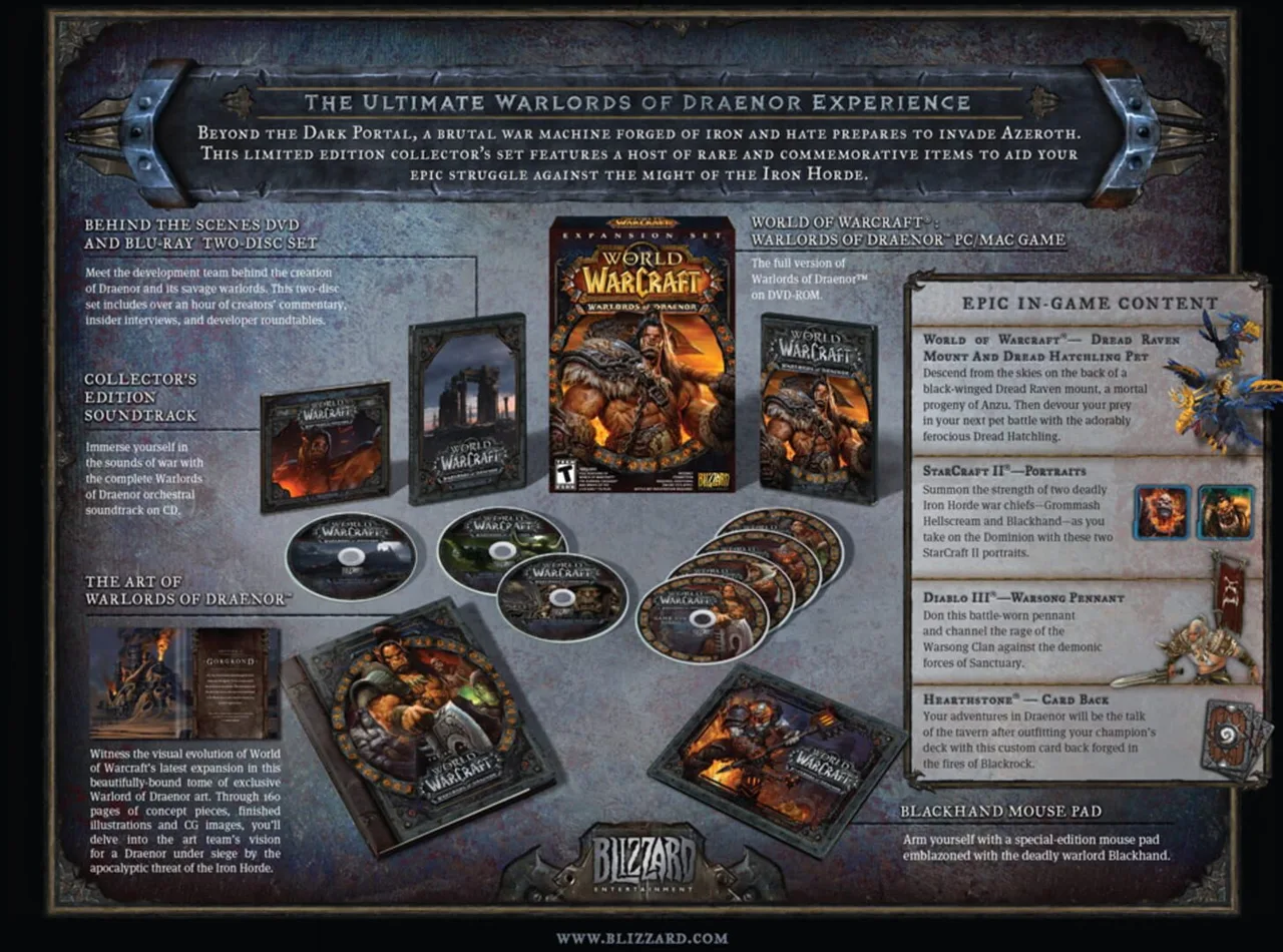 World of Warcraft: Warlords of Draenor - Collector's Edition (2014)