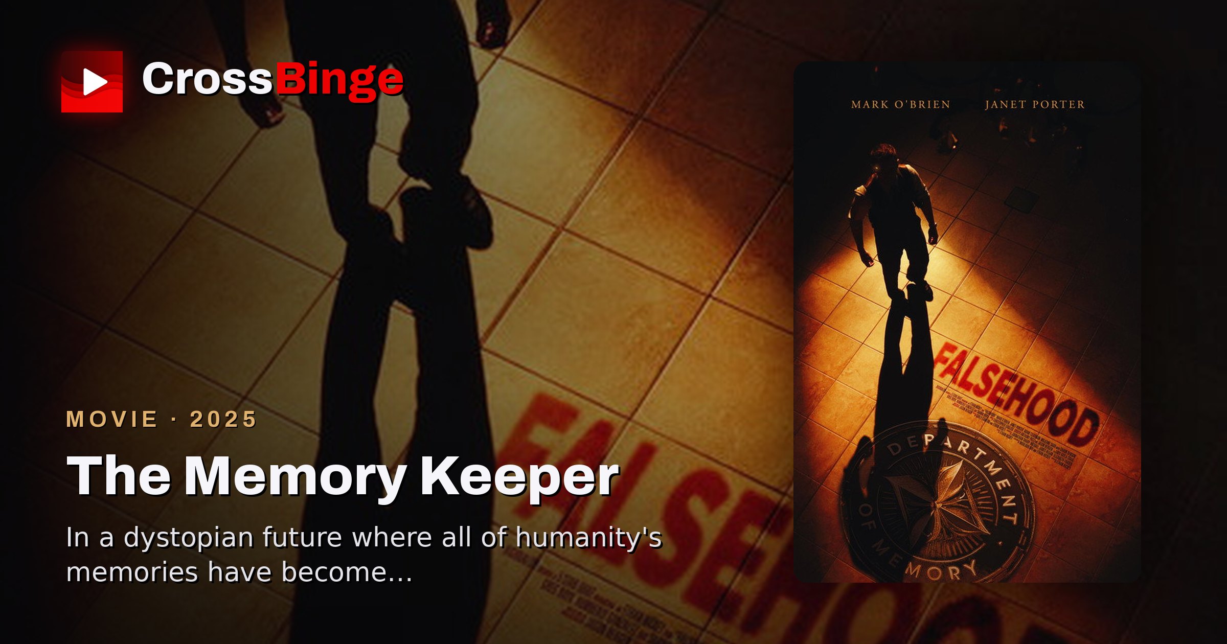 The Memory Keeper (2025): cast, trailer & similar movies | CrossBinge